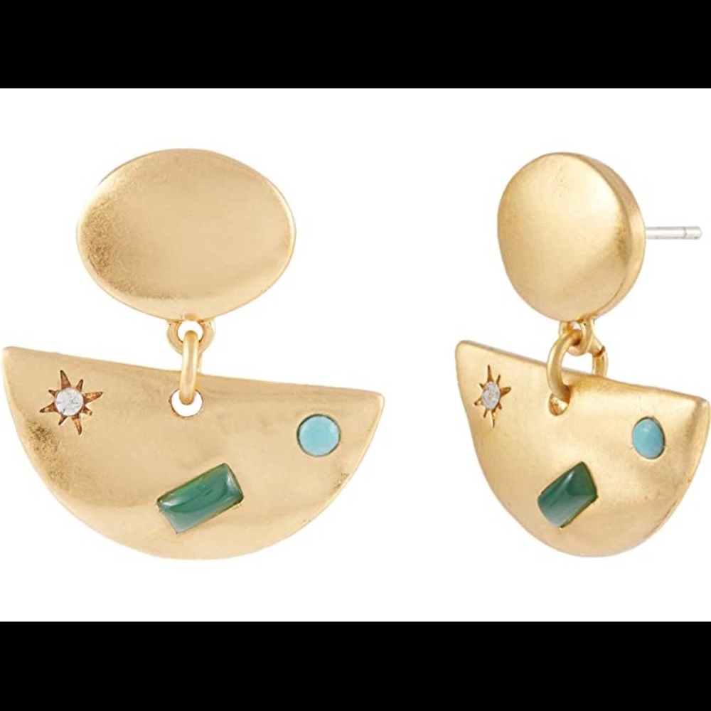 Madewell Finders Stone Drop Earrings NWT